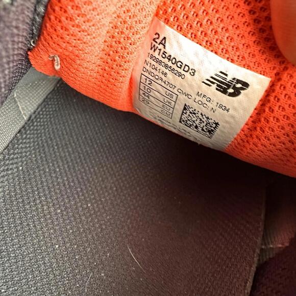 New Balance Women's 1540v3 Running Shoes W1540GD3 Gunmetal Mesh Size 12 2A NWOB - Picture 7 of 9